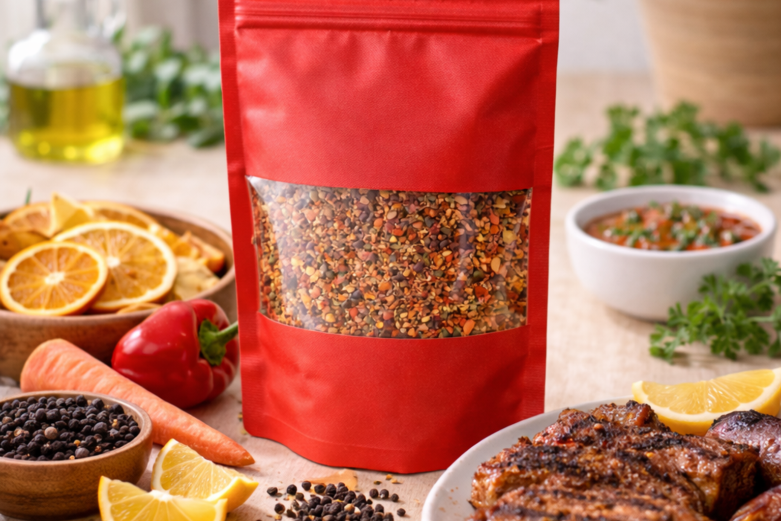 Parrillero Cítrico Fruticante - Línea Sazón - Condimentos con Cítricos